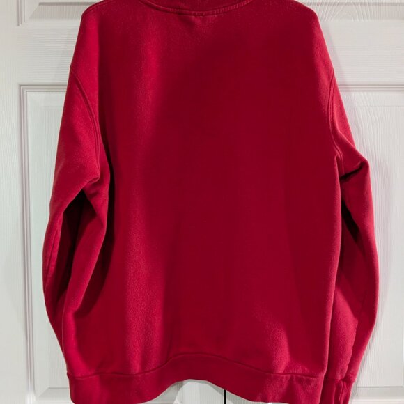 Aeropostale Men's Crewneck Sweatshirt Size Large, Red, "Aeropostale 87", Y2K Era - Picture 7 of 11